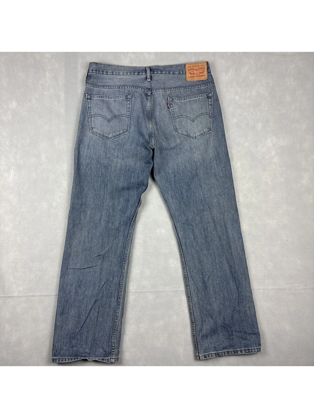 Levi's 569 Loose Straight Jeans 34x31 Blue Faded Whiskers Baggy Relaxed Y2K